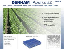 Tablet Screenshot of denhamplastics.com